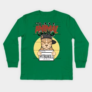 the animal gang Kids Long Sleeve T-Shirt